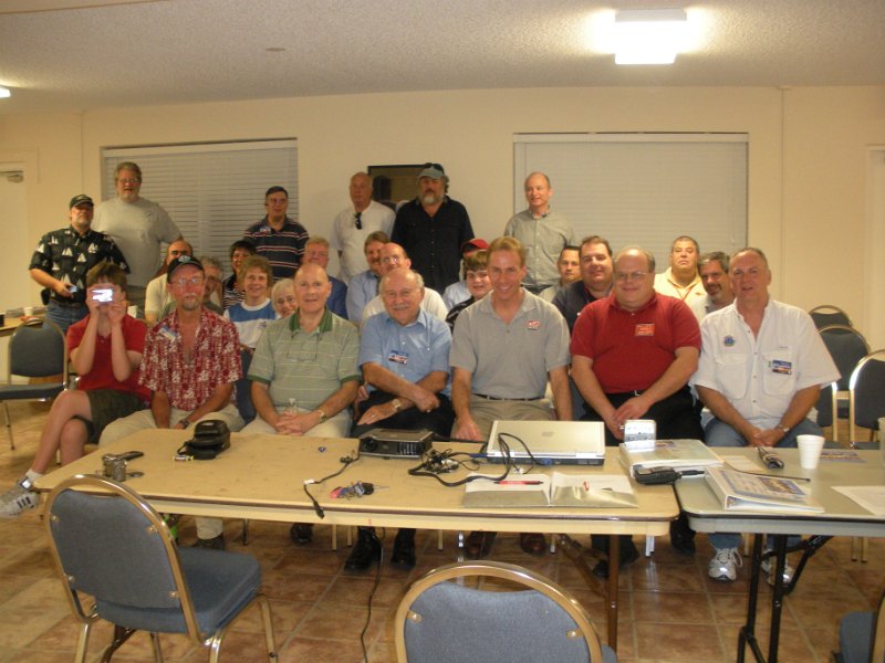 Mtg 031109 06.jpg - Meteorologist Mike Ehrenberg from TV News 12 at JTRG's March 11th 2009 meeting.